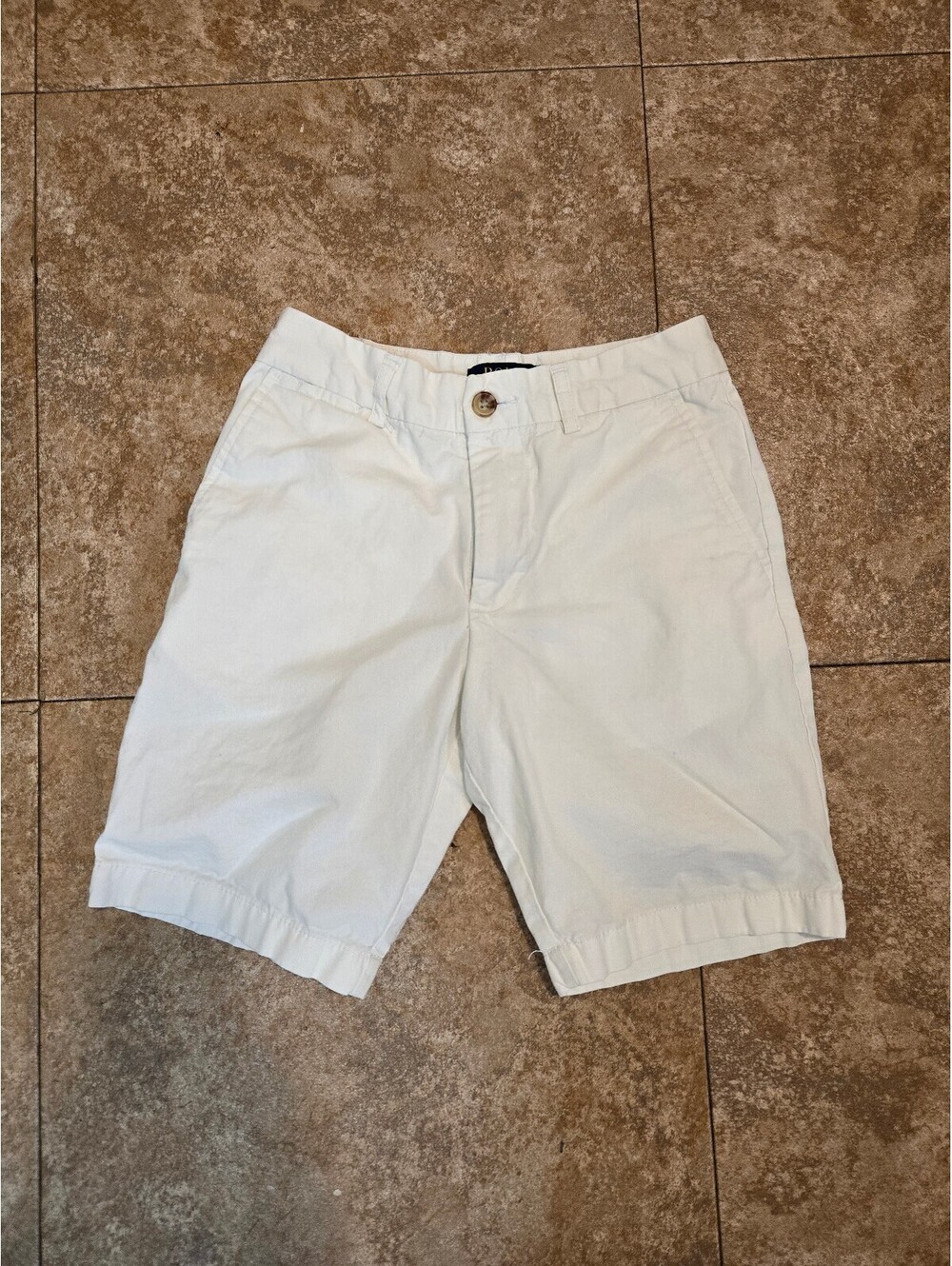 Polo Ralph Lauren Boys Classic Polo Chino White Cotton Shorts Size 8